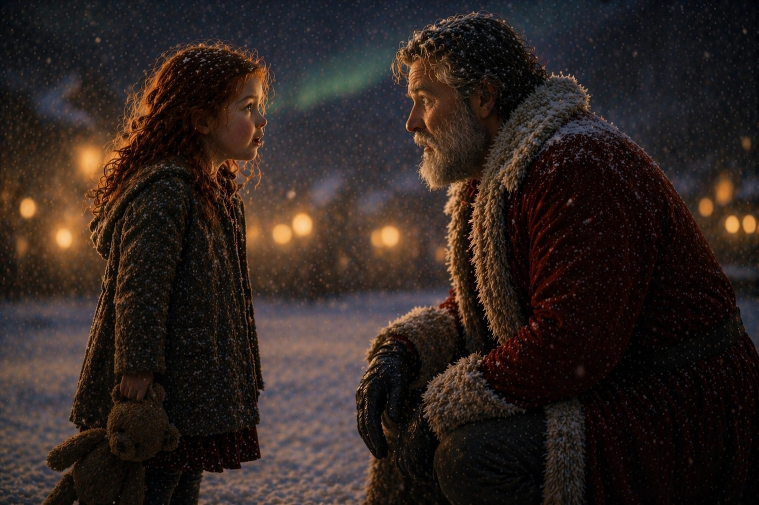 The night Jewel first saw her father dressed in red